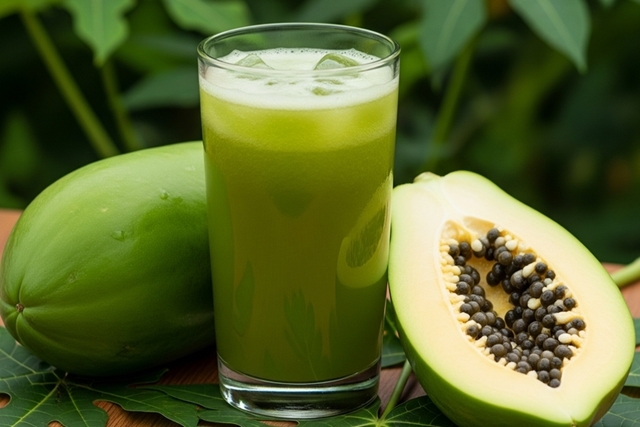 4 lý do nên uống nước ép đu đủ xanh trong mùa hè